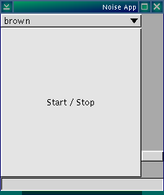 Linux layout - drop-down box on the top-left